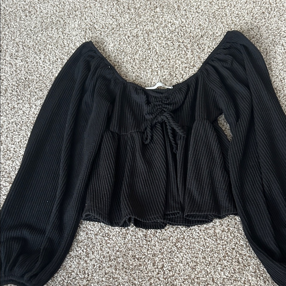 Elegant Black Women's Top